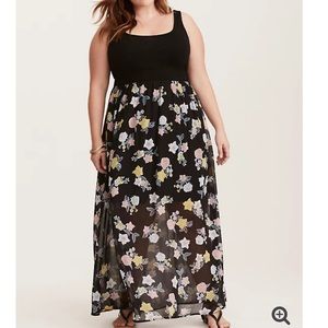 Chiffon maxi dress, beautiful and flowy.